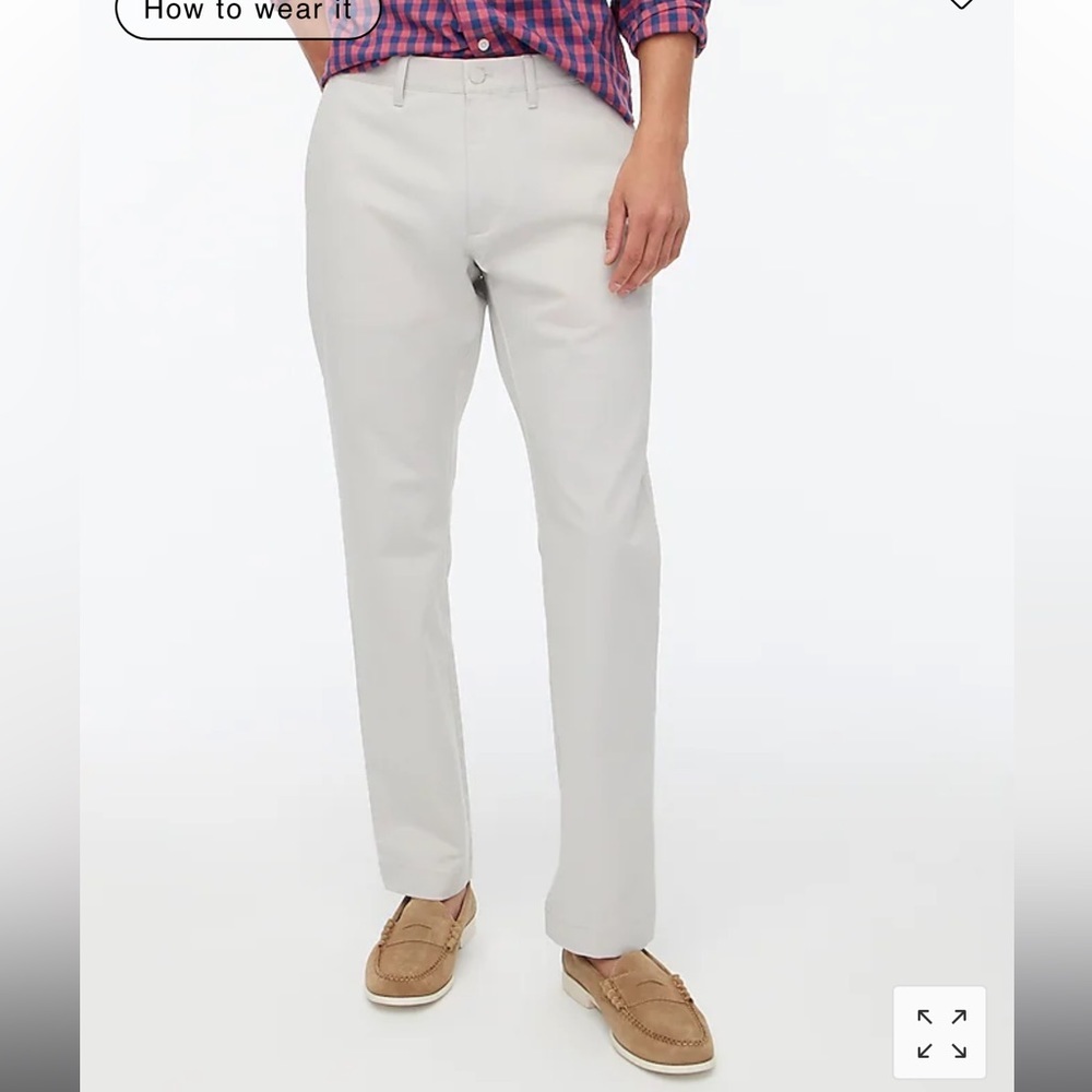 J Crew Thompson TruTemp365 khaki pants